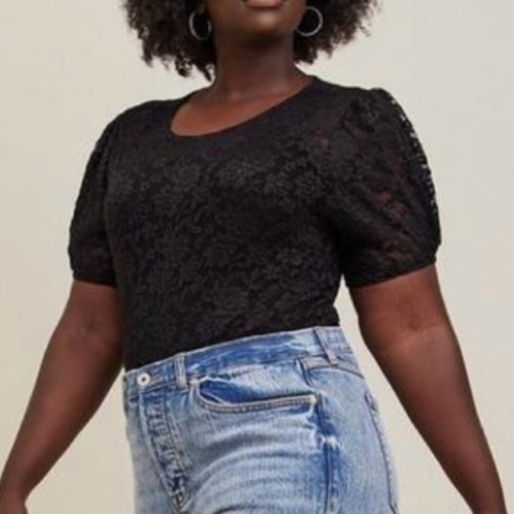 TORRID🕶️ Sheer Puff Sleeve
